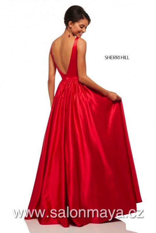 Sherri Hill 52813 - VÝPRODEJ 6900 KČ sherrihill-52813-red-dress-2.jpg-600.jpg
