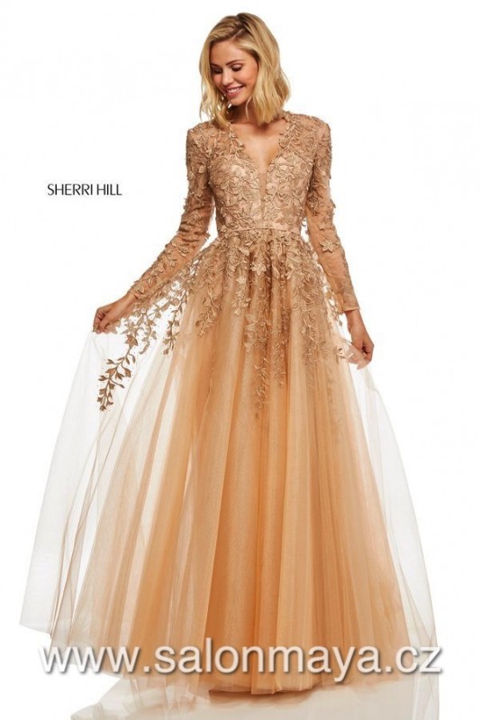 Sherri Hill 52746 - VÝPRODEJ 6500 KČ sherrihill-52746-gold-dress-2.jpg-600.jpg