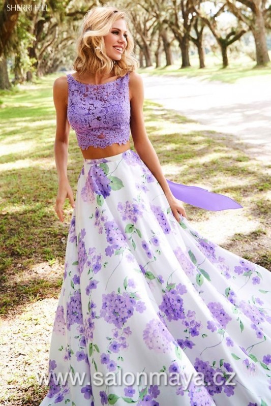 Sherri Hill 52870 - VÝPRODEJ 5500 Kč sherrihill-52870-lilacivoryprint-dress-1.jpg-600.jpg