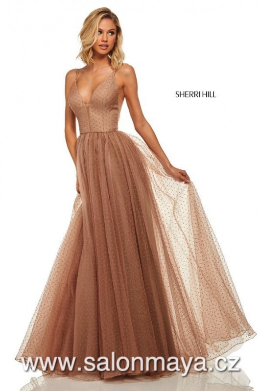 Sherii Hill 52812 - VÝPRODEJ 5500 KČ sherrihill-52812-darknude-dress-1.jpg-600.jpg
