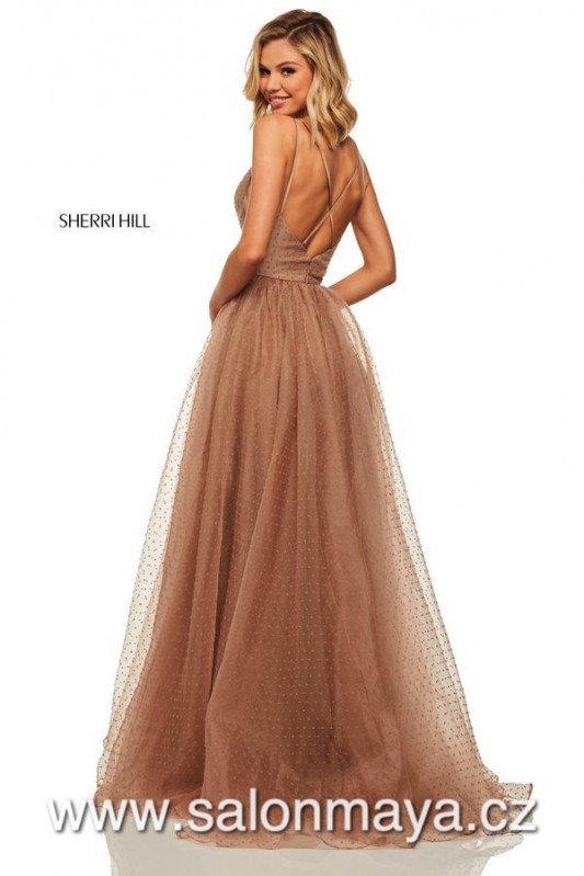 Sherii Hill 52812 - VÝPRODEJ 5500 KČ sherrihill-52812-darknude-dress-4.jpg-600.jpg