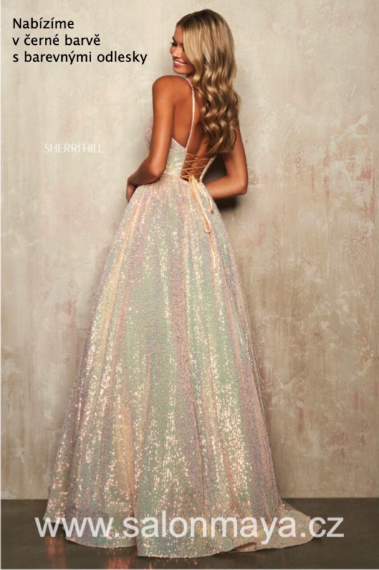 Sherri Hill 54261 VÝPRODEJ 7500 KČ Sherri-Hill-54261-champagne-48662_barva_final.jpg