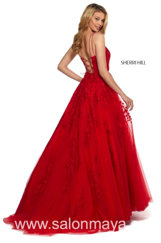Sherri Hill 53116 VÝPRODEJ 6900 KČ Sherri-Hill-53116-red-44756_barva.jpg