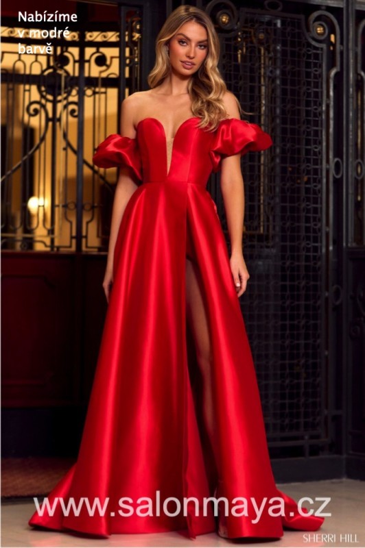 Sherri Hill 55253 VÝPRODEJ 5900 KČ Sherri-Hill-55253-red-50873_barva_final.jpg